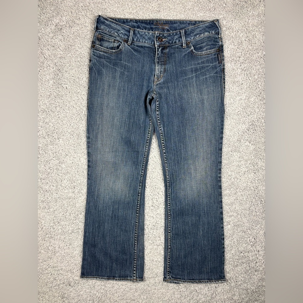 Silver Jeans Womens Julia 33 Boot Cut Regular Wash Denim Vintage Streetwear